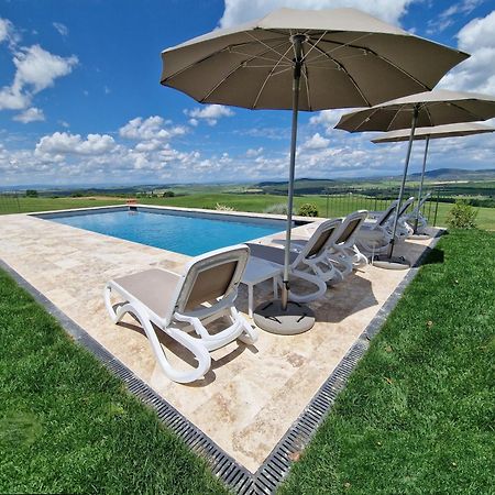 Villa I Cipressini Piscina Riscaldata Spa Toscana Pienza Bagian luar foto