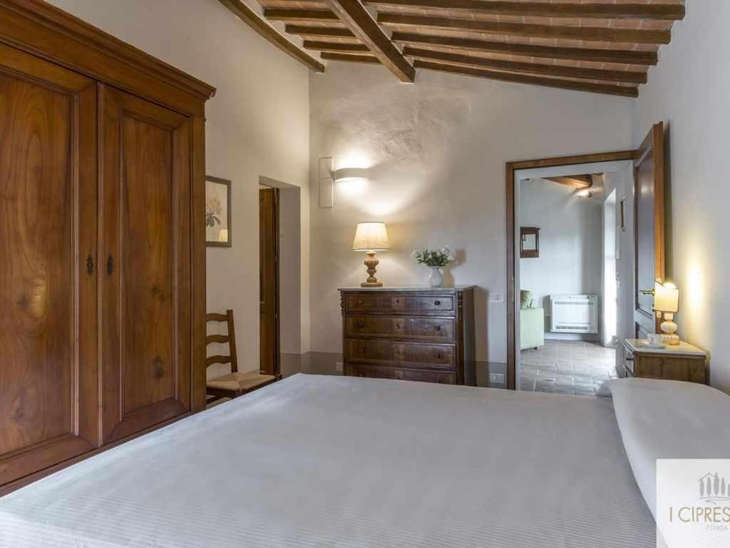 Villa I Cipressini Piscina Riscaldata Spa Toscana Pienza Bagian luar foto