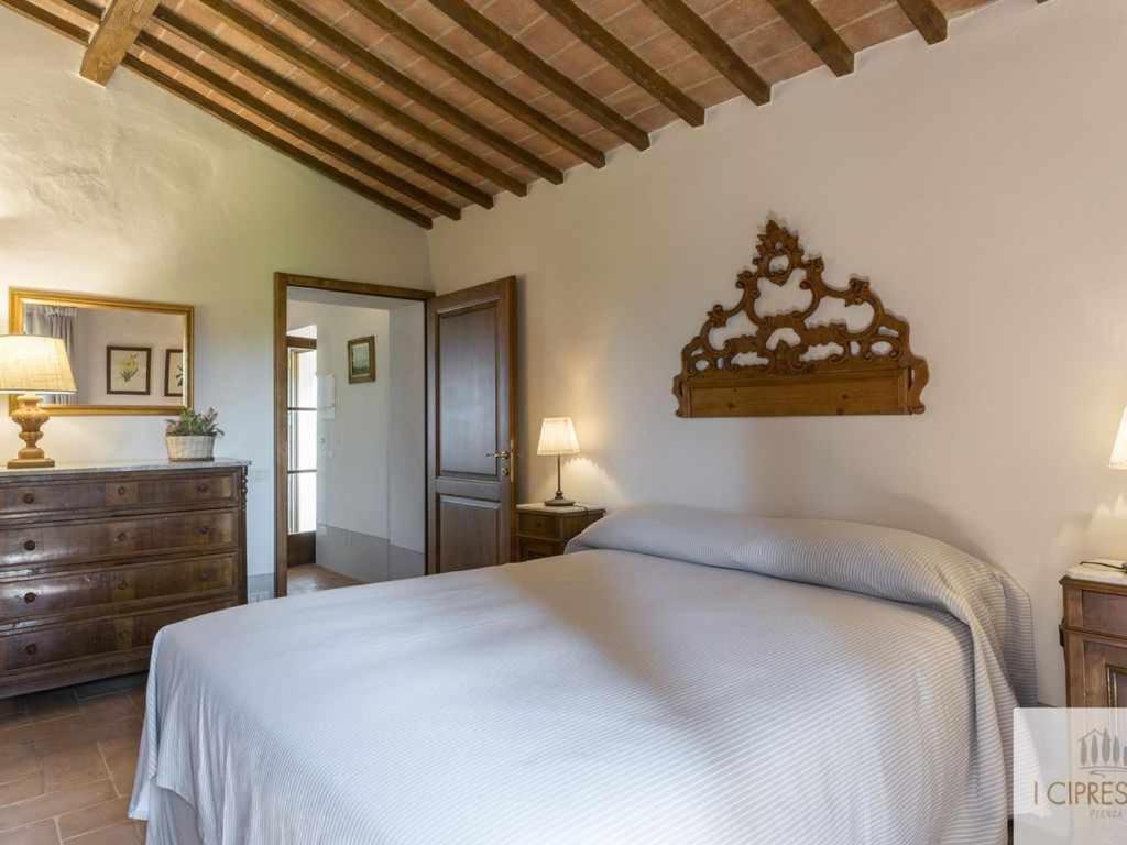 Villa I Cipressini Piscina Riscaldata Spa Toscana Pienza Bagian luar foto