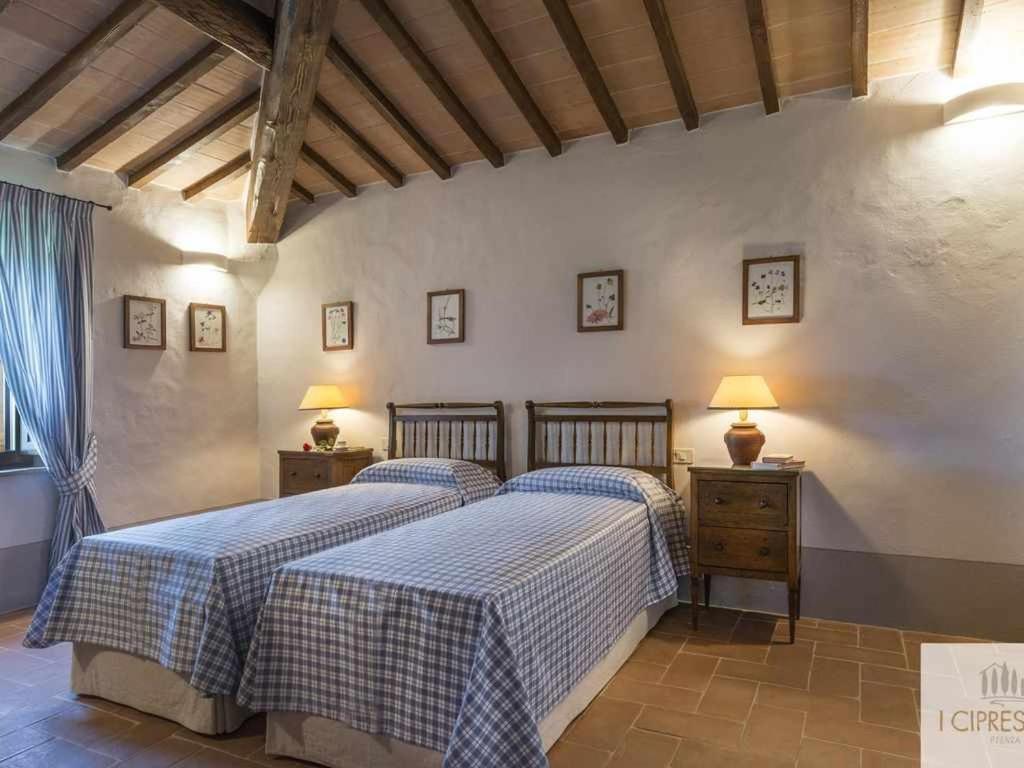 Villa I Cipressini Piscina Riscaldata Spa Toscana Pienza Bagian luar foto