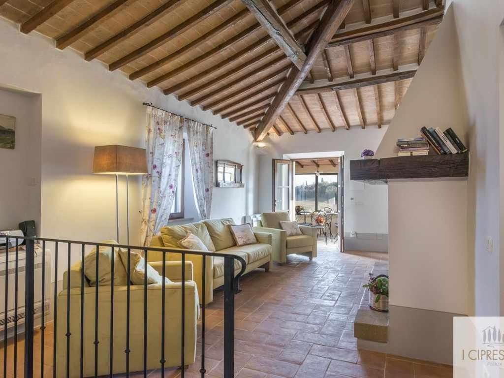 Villa I Cipressini Piscina Riscaldata Spa Toscana Pienza Bagian luar foto